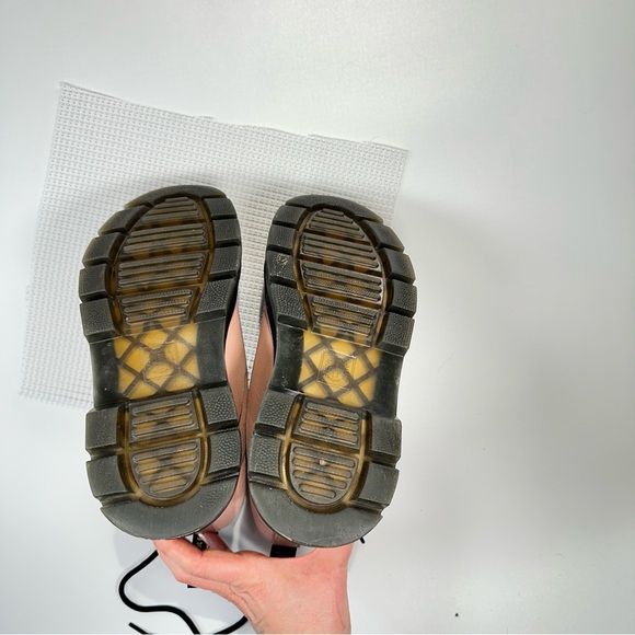 Dr Martens Combs Combat Boots Ankle Pink Lace Up Lug Sole Womens US 6 - Picture 12 of 13